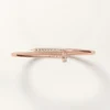 Juste Un Clou-armbånd, liten modell, diamantbesatt på baksiden