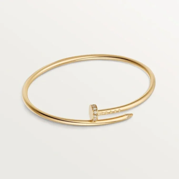 Juste Un Clou-armbånd, liten modell, diamanter