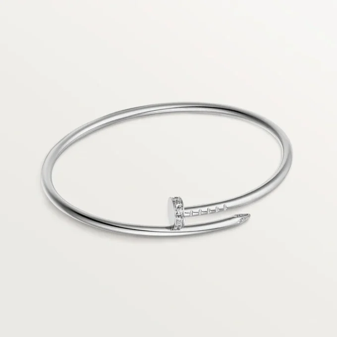 Juste Un Clou-armbånd, liten modell, diamanter