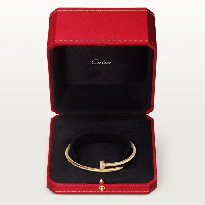 Juste Un Clou-armbånd, liten modell, diamanter