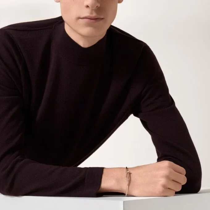 Juste Un Clou-armbånd, liten modell, diamanter