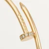 Juste Un Clou-armbånd, liten modell, diamanter
