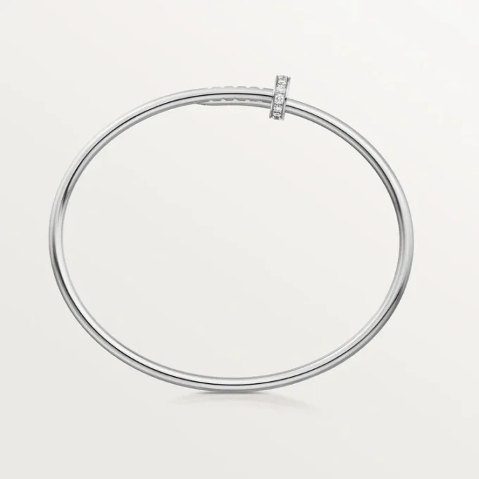 Juste Un Clou-armbånd, liten modell, diamanter