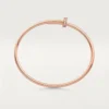Juste Un Clou-armbånd, liten modell, diamanter