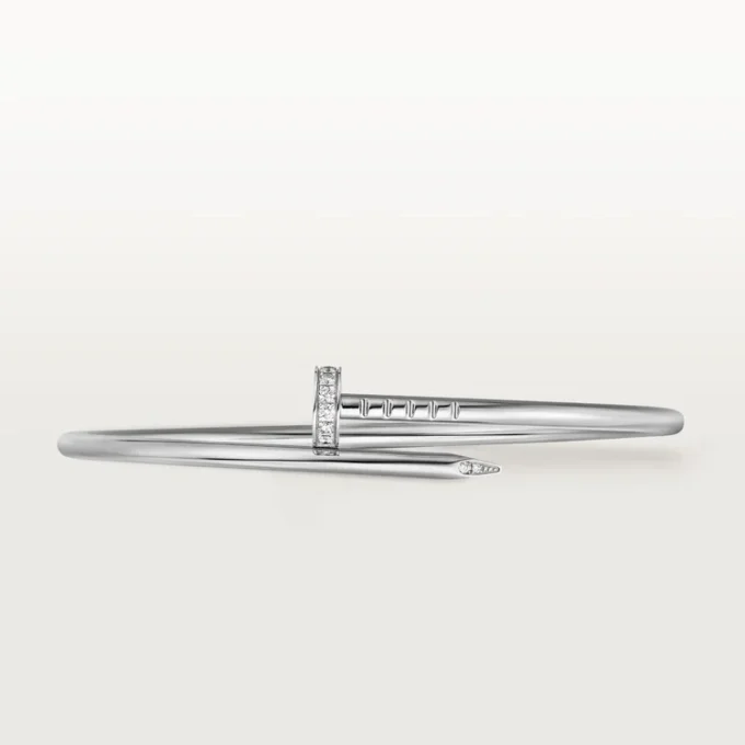 Juste Un Clou-armbånd, liten modell, diamanter