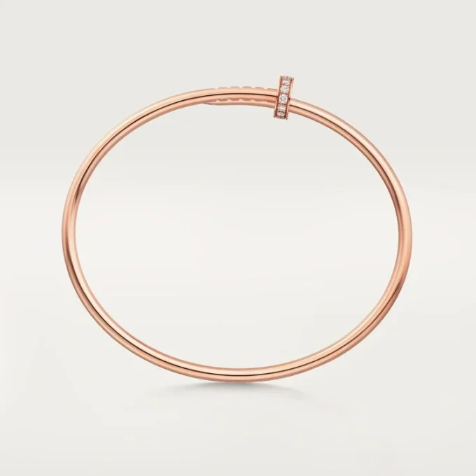 Juste Un Clou-armbånd, liten modell, diamanter