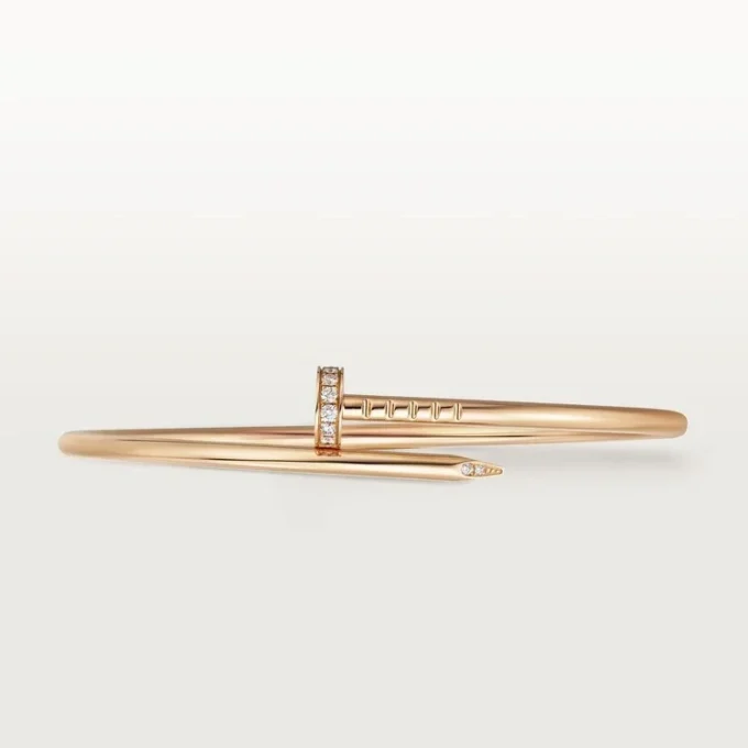 Juste Un Clou-armbånd, liten modell, diamanter