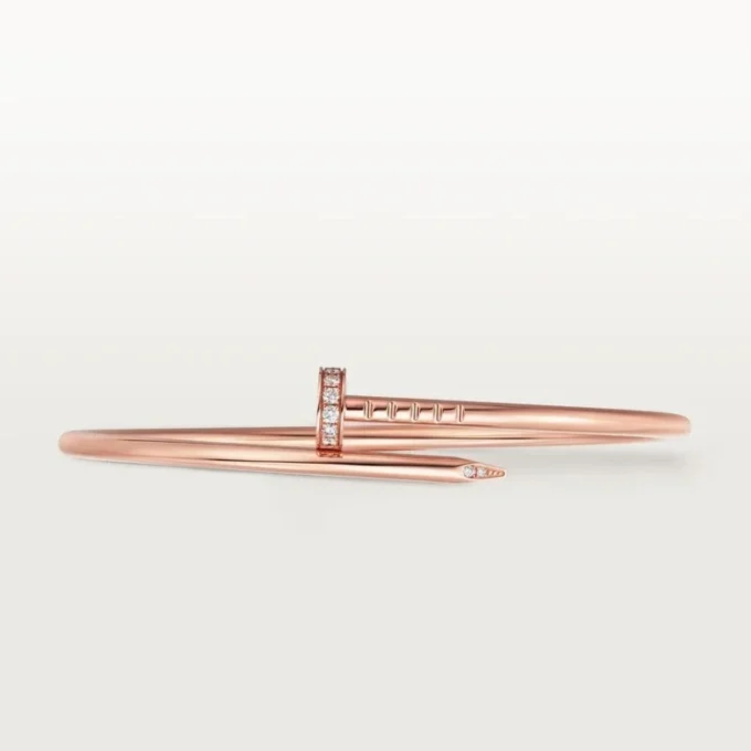Juste Un Clou-armbånd, liten modell, diamanter