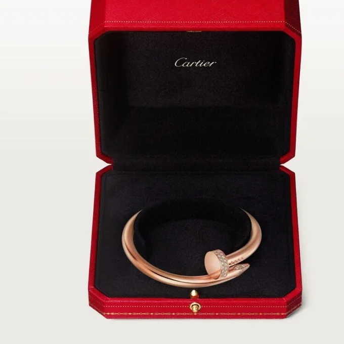 Juste Un Clou-armbånd, stor modell, diamanter