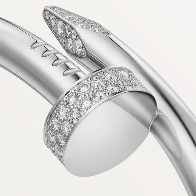 Juste Un Clou-armbånd, stor modell, diamanter