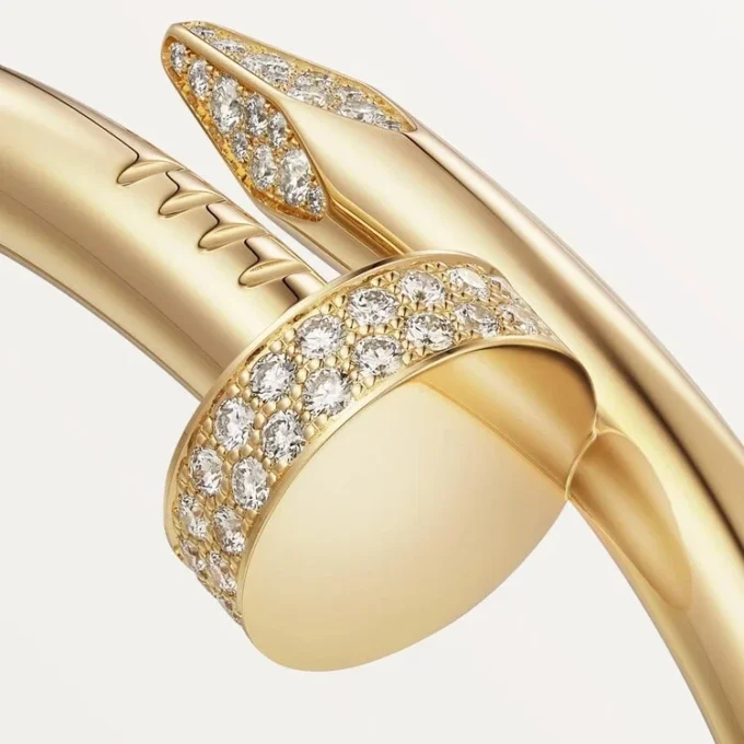 Juste Un Clou-armbånd, stor modell, diamanter