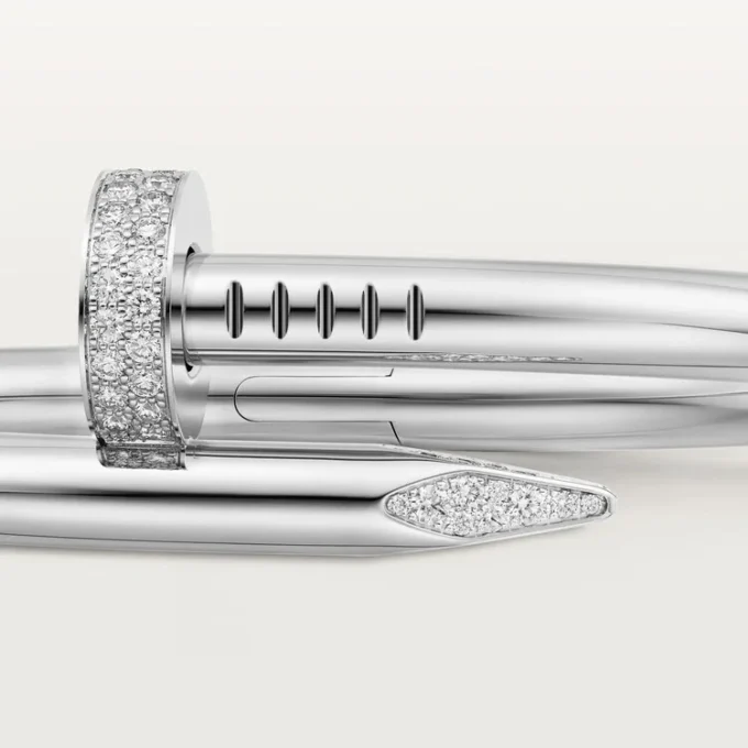 Juste Un Clou-armbånd, stor modell, diamanter