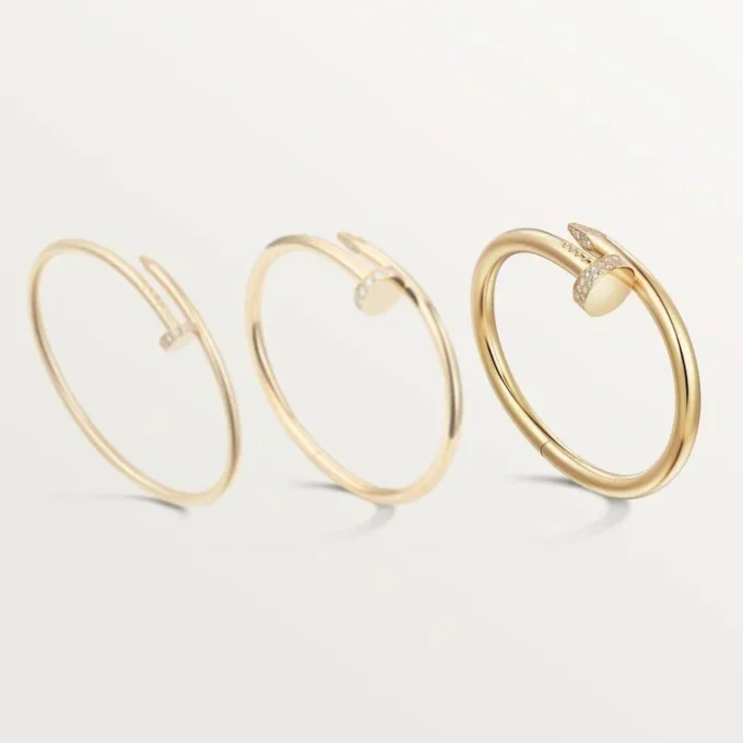 Juste Un Clou-armbånd, stor modell, diamanter