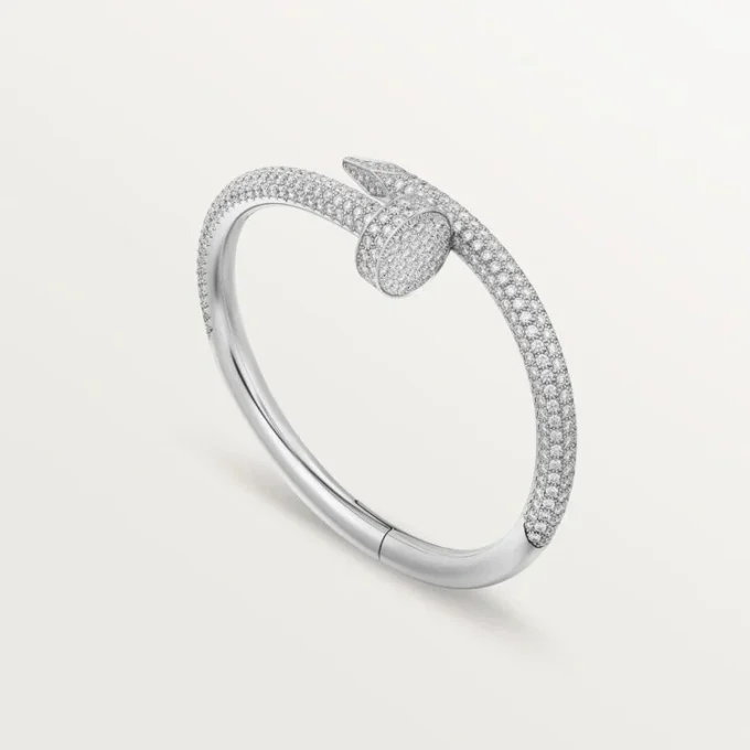 Juste Un Clou-armbånd, stor modell, halvbelagt