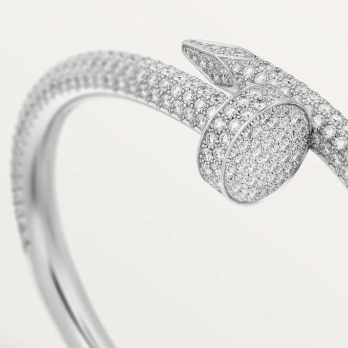 Juste Un Clou-armbånd, stor modell, halvbelagt