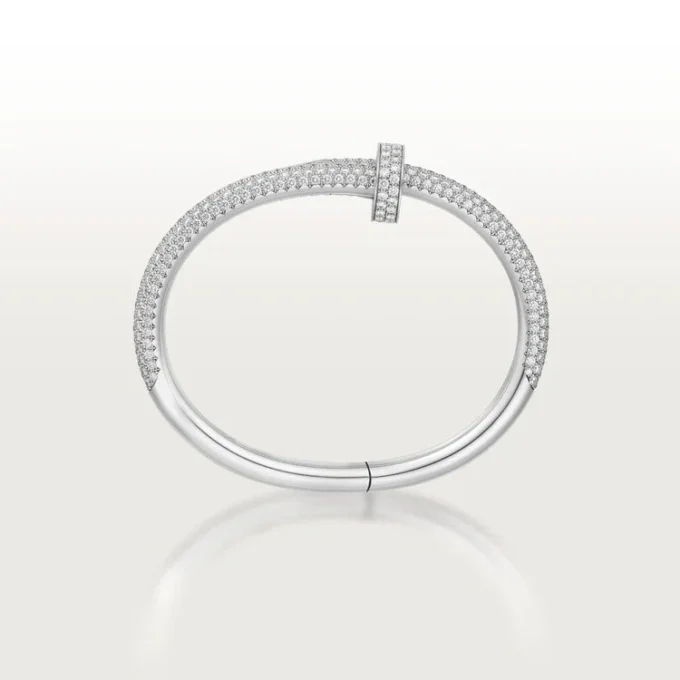 Juste Un Clou-armbånd, stor modell, halvbelagt