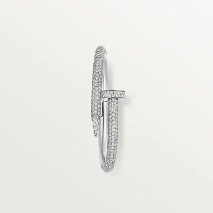 Juste Un Clou-armbånd, stor modell, halvbelagt