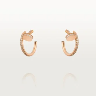 Juste Un Clou diamant-hoop-øreringer, rosagull | Cartier Us
