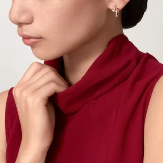 Juste Un Clou diamant-hoop-øreringer, rosagull | Cartier Us