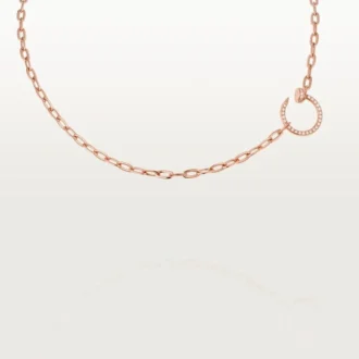 Juste Un Clou – diamantkjedehalskjede i rosagull | Cartier US