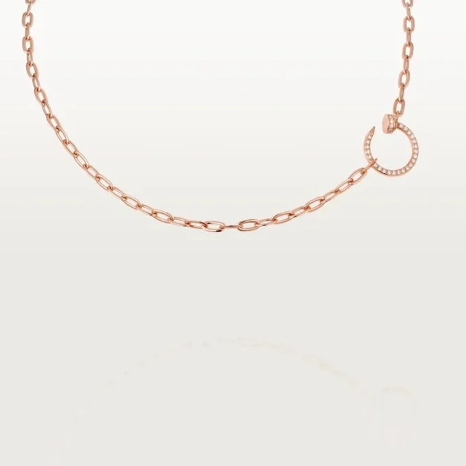 Juste Un Clou – diamantkjedehalskjede i rosagull | Cartier US