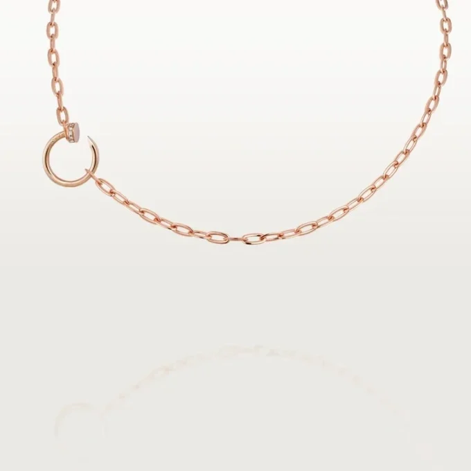 Juste Un Clou – diamantkjedehalskjede i rosagull | Cartier US