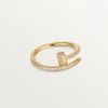 Juste Un Clou diamantring, gult gull | Cartier Us
