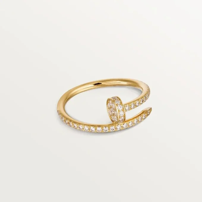 Juste Un Clou diamantring, gult gull | Cartier Us