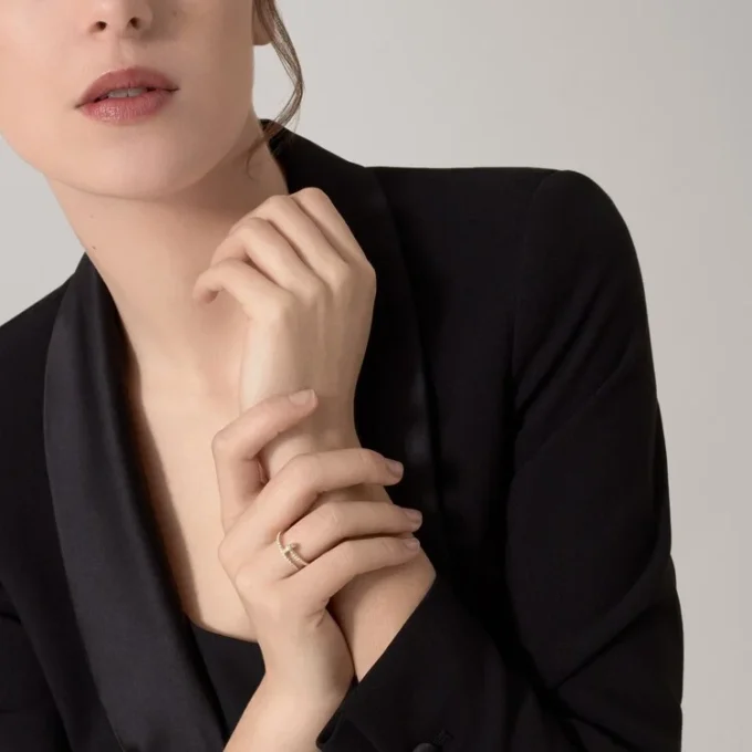 Juste Un Clou diamantring, gult gull | Cartier Us