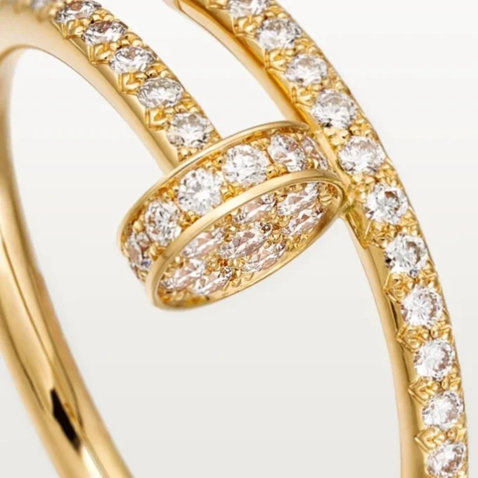 Juste Un Clou diamantring, gult gull | Cartier Us