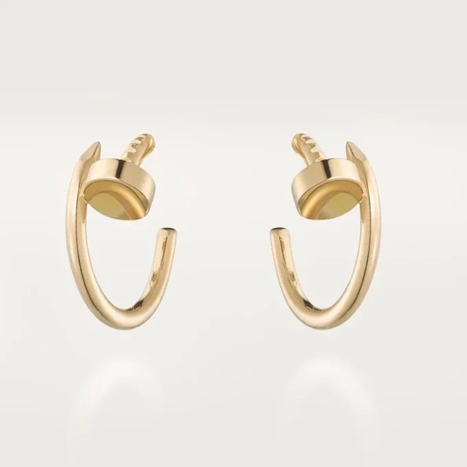 Juste Un Clou hoop-øreringer, gult gull | Cartier Us