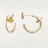 Juste Un Clou hoop-øreringer, gult gull | Cartier Us