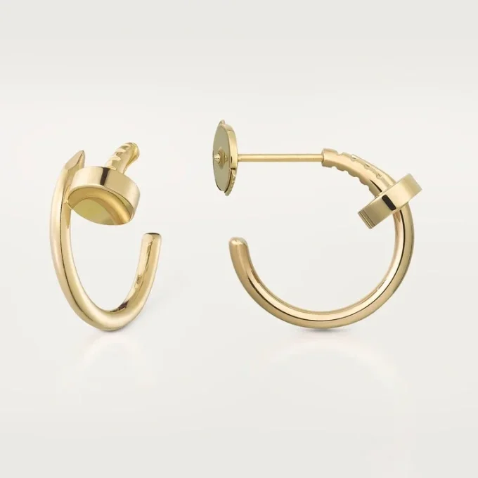 Juste Un Clou hoop-øreringer, gult gull | Cartier Us