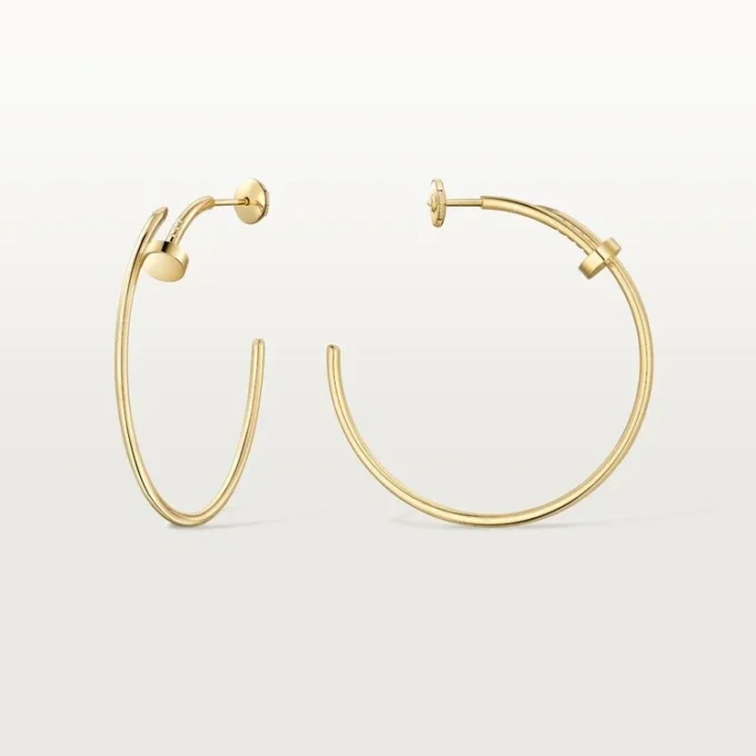 Juste Un Clou hoop-øreringer, stor modell