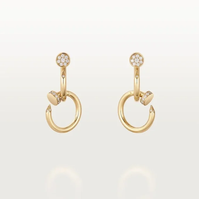 Juste Un Clou-øreringer, doble, diamanter