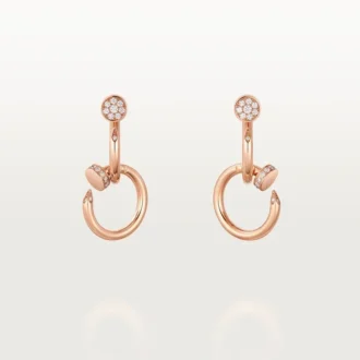 Juste Un Clou-øreringer, doble, diamanter