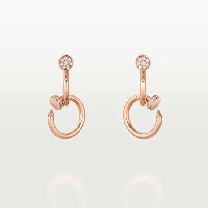 Juste Un Clou-øreringer, doble, diamanter
