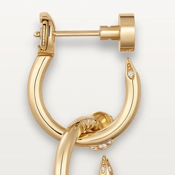 Juste Un Clou-øreringer, doble, diamanter