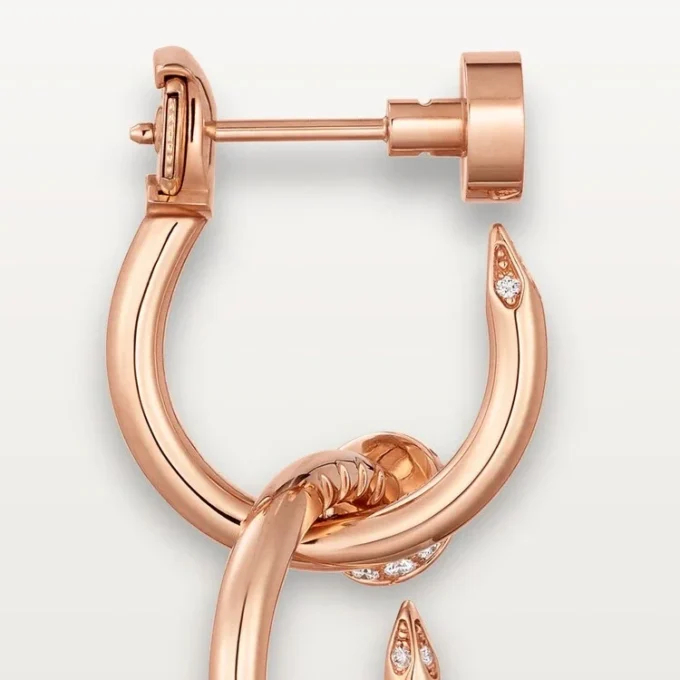 Juste Un Clou-øreringer, doble, diamanter