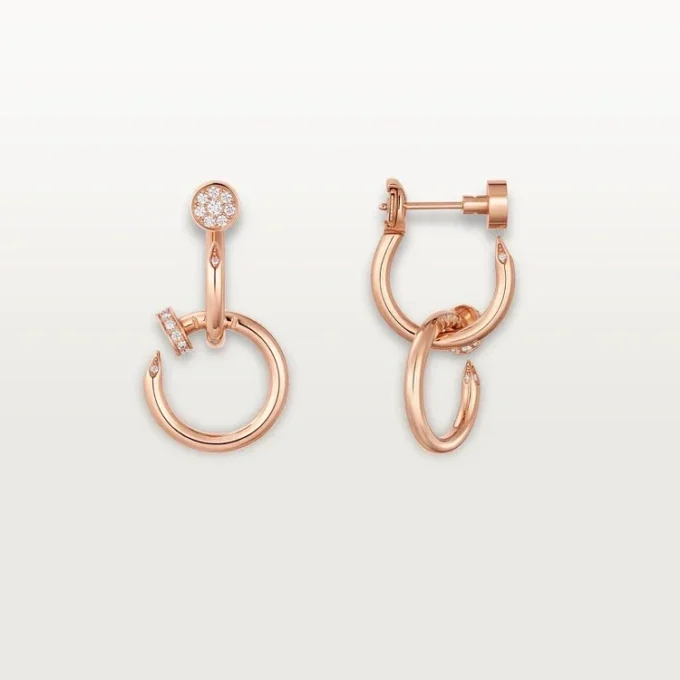 Juste Un Clou-øreringer, doble, diamanter