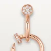 Juste Un Clou-øreringer, doble, diamanter