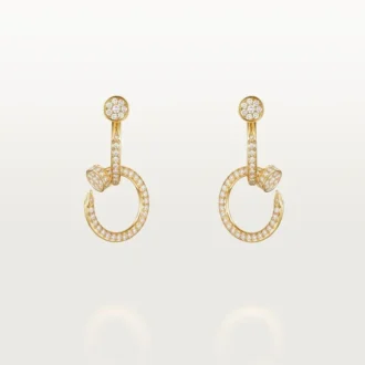 Juste Un Clou-øreringer, doble, pavé