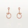 Juste Un Clou-øreringer, doble, pavé