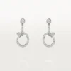 Juste Un Clou-øreringer, doble, pavé
