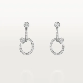 Juste Un Clou-øreringer, doble, pavé