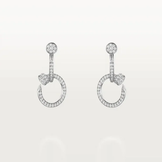 Juste Un Clou-øreringer, doble, pavé