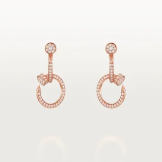 Juste Un Clou-øreringer, doble, pavé