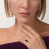 Juste Un Clou-øreringer, doble, pavé