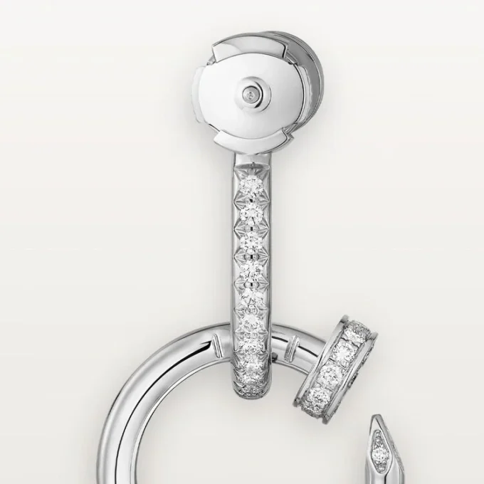 Juste Un Clou-øreringer, doble, pavé
