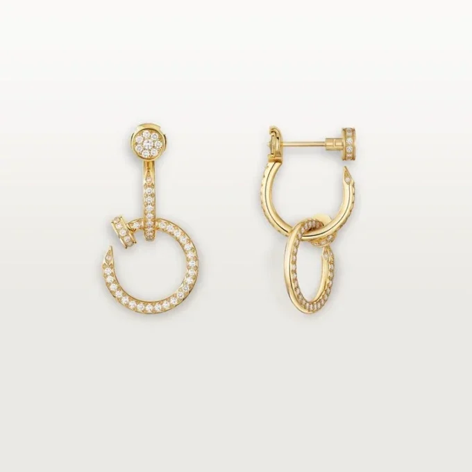 Juste Un Clou-øreringer, doble, pavé